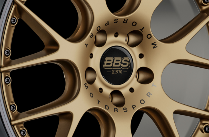 Bild zur Illustration Ausschnitt einer BBS Felge zur Illustration des Textes